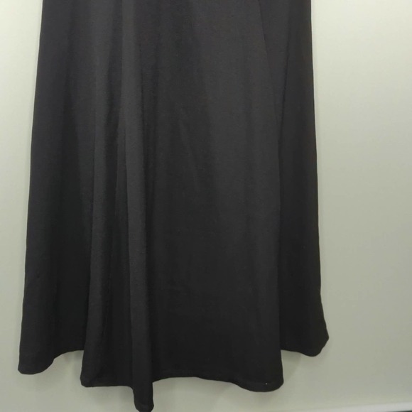 Speechless Rhinestone Straps Halter Neck Maxi Black Dress Size 3 (XS) - Picture 7 of 14